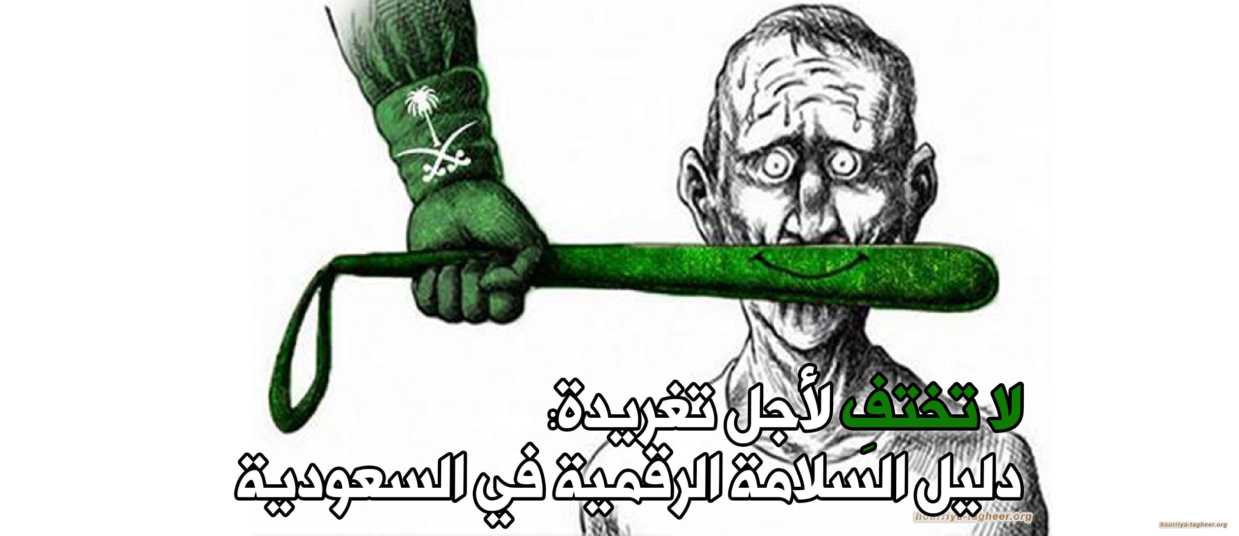 لا تختفِ لأجل تغريدة: دليل السلامة الرقمية في السعودية